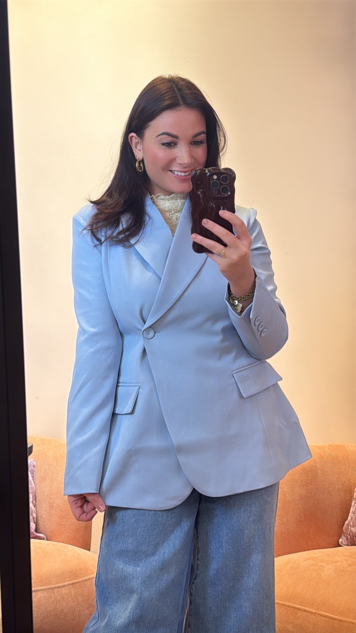 Blazer Demi Licht Blauw