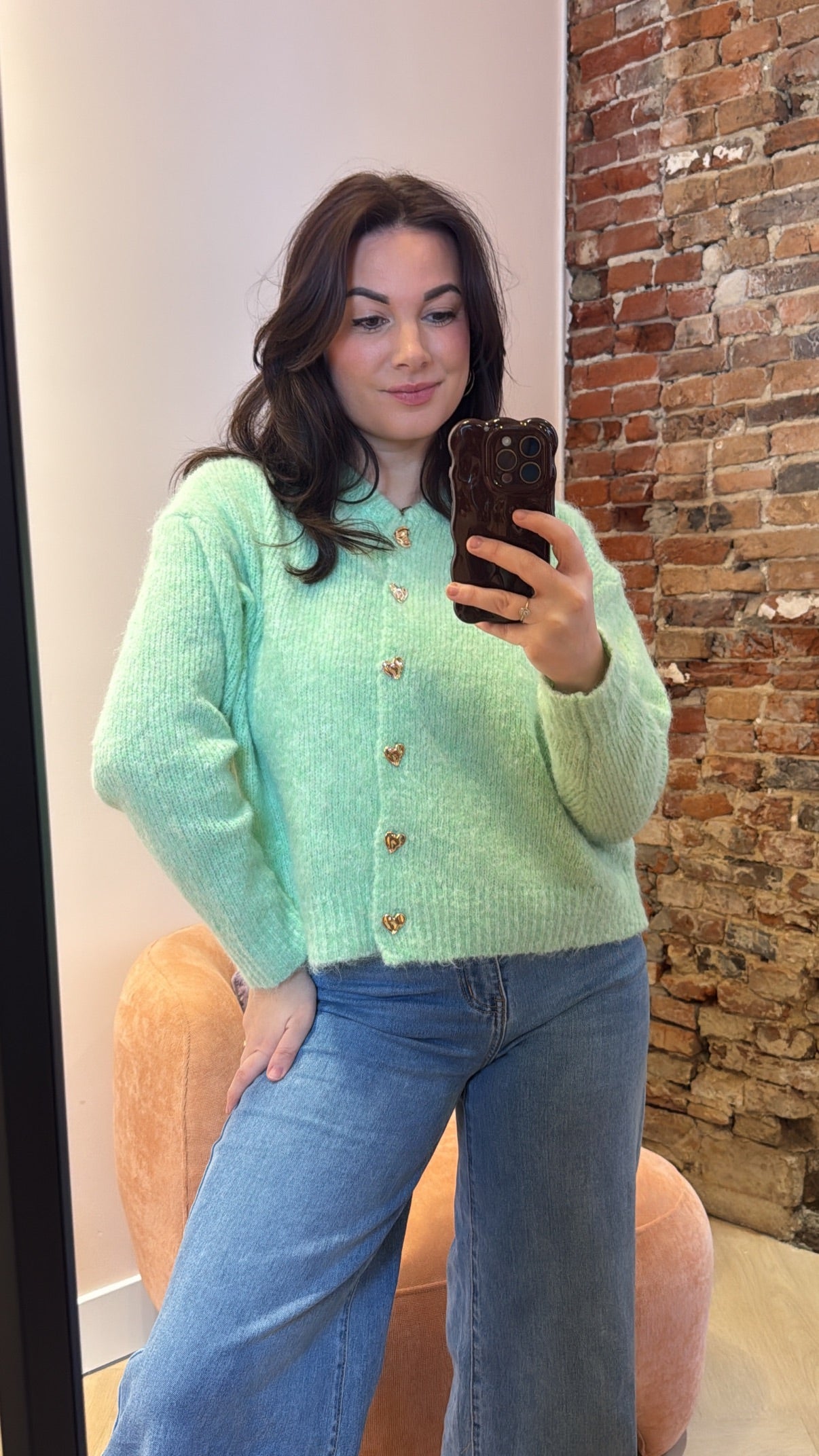 Vest Lianne Mint Groen