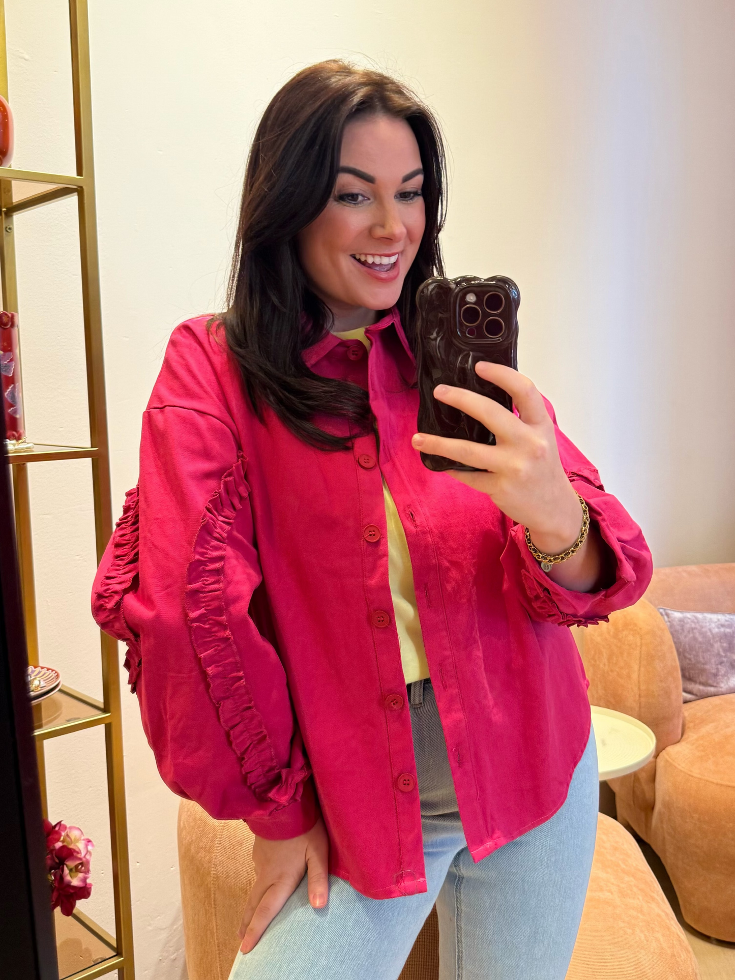 Blouse Elke Fuchsia