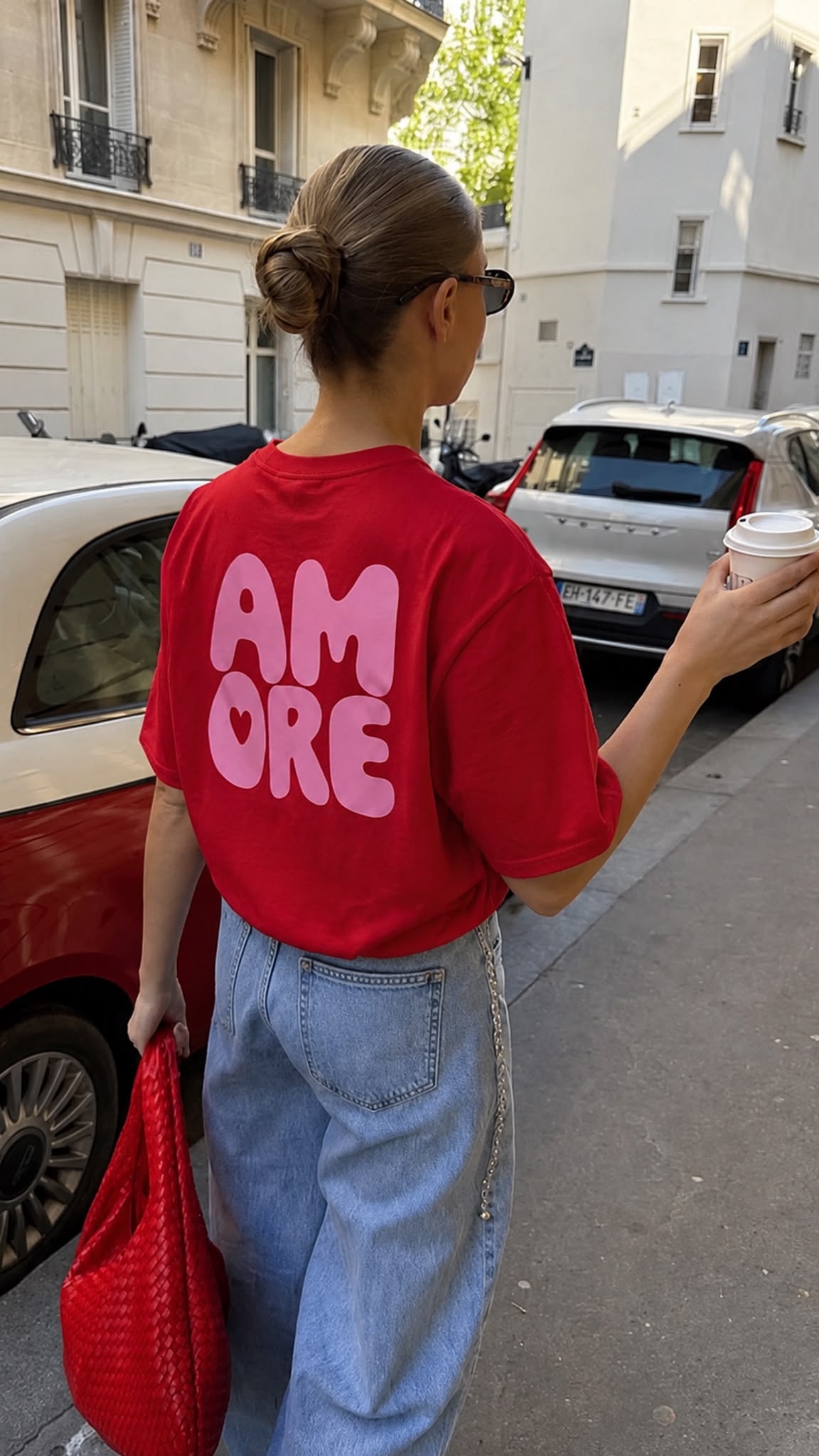 T-shirt Amore Rood