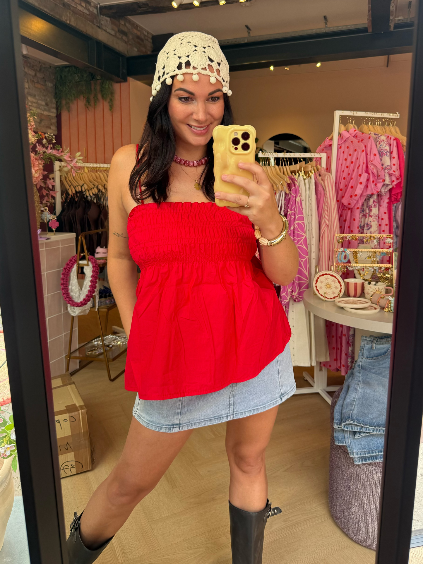 Top Bella Rood