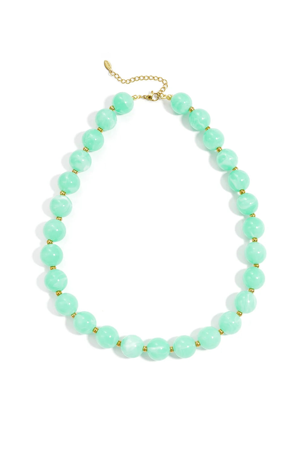 Ketting Rond 13.5mm Mint Groen