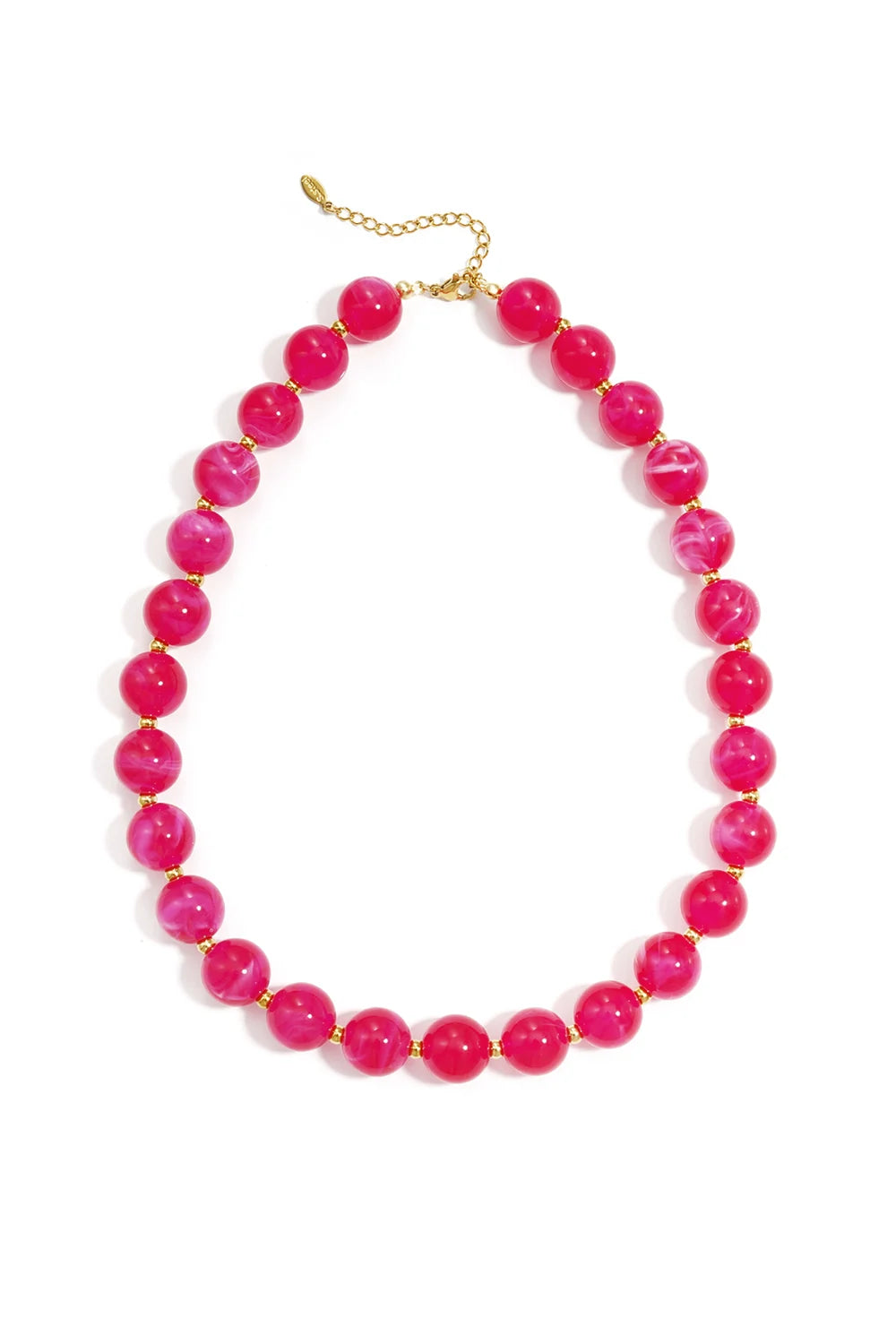 Ketting Rond 13.5 MM Fuchsia