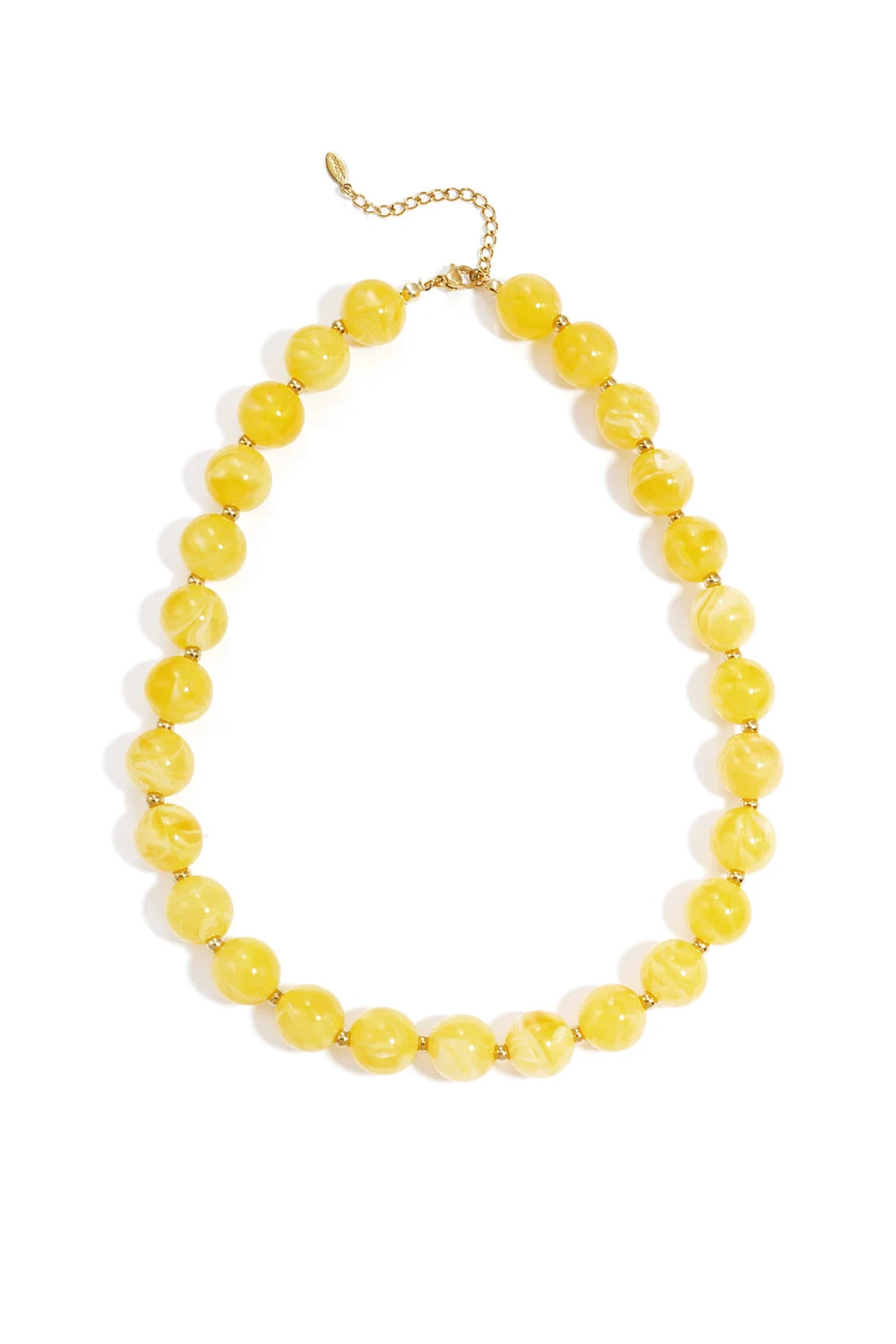 Ketting Rond 13.5 MM Geel