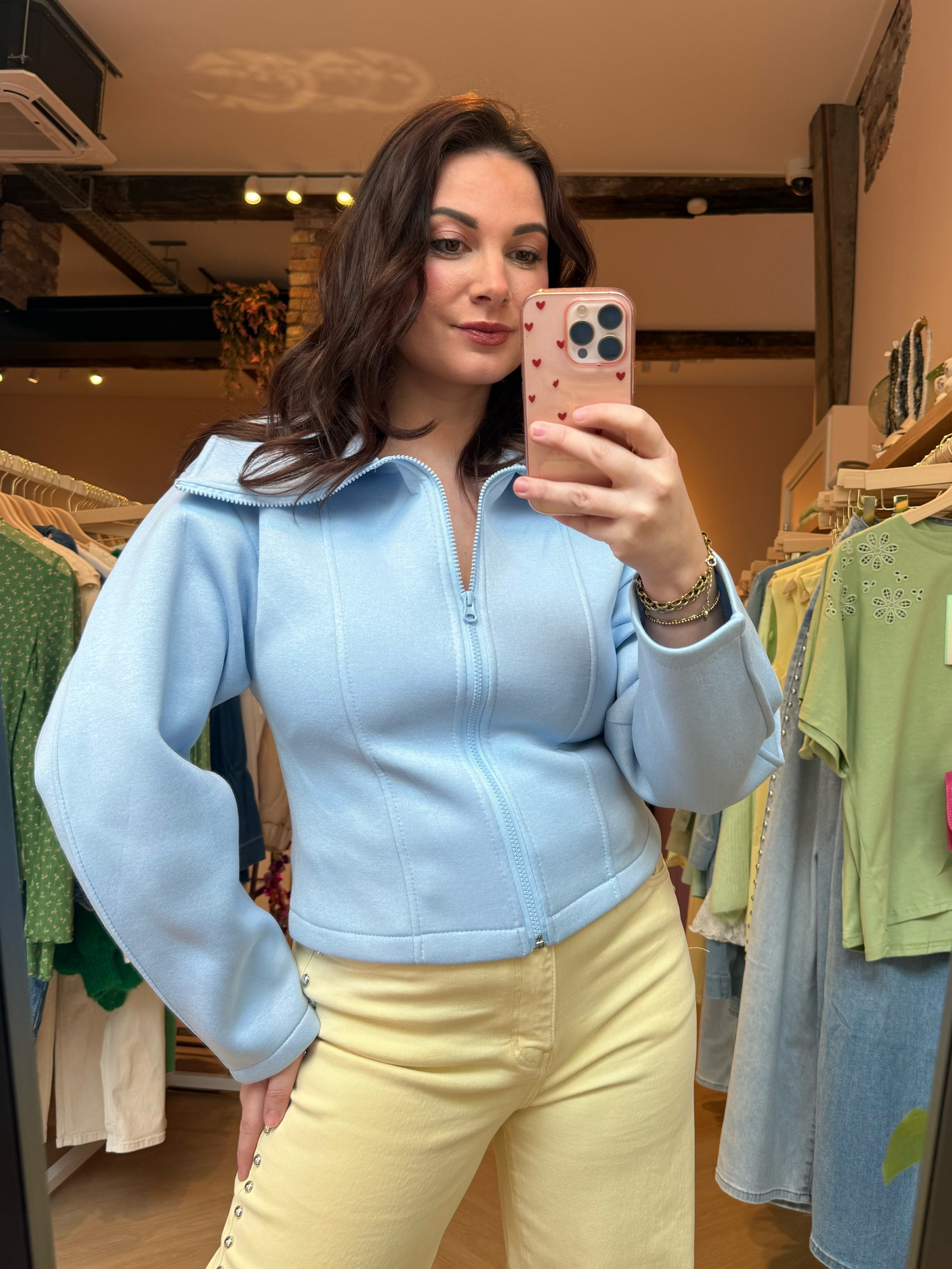 Vest Tess Licht Blauw