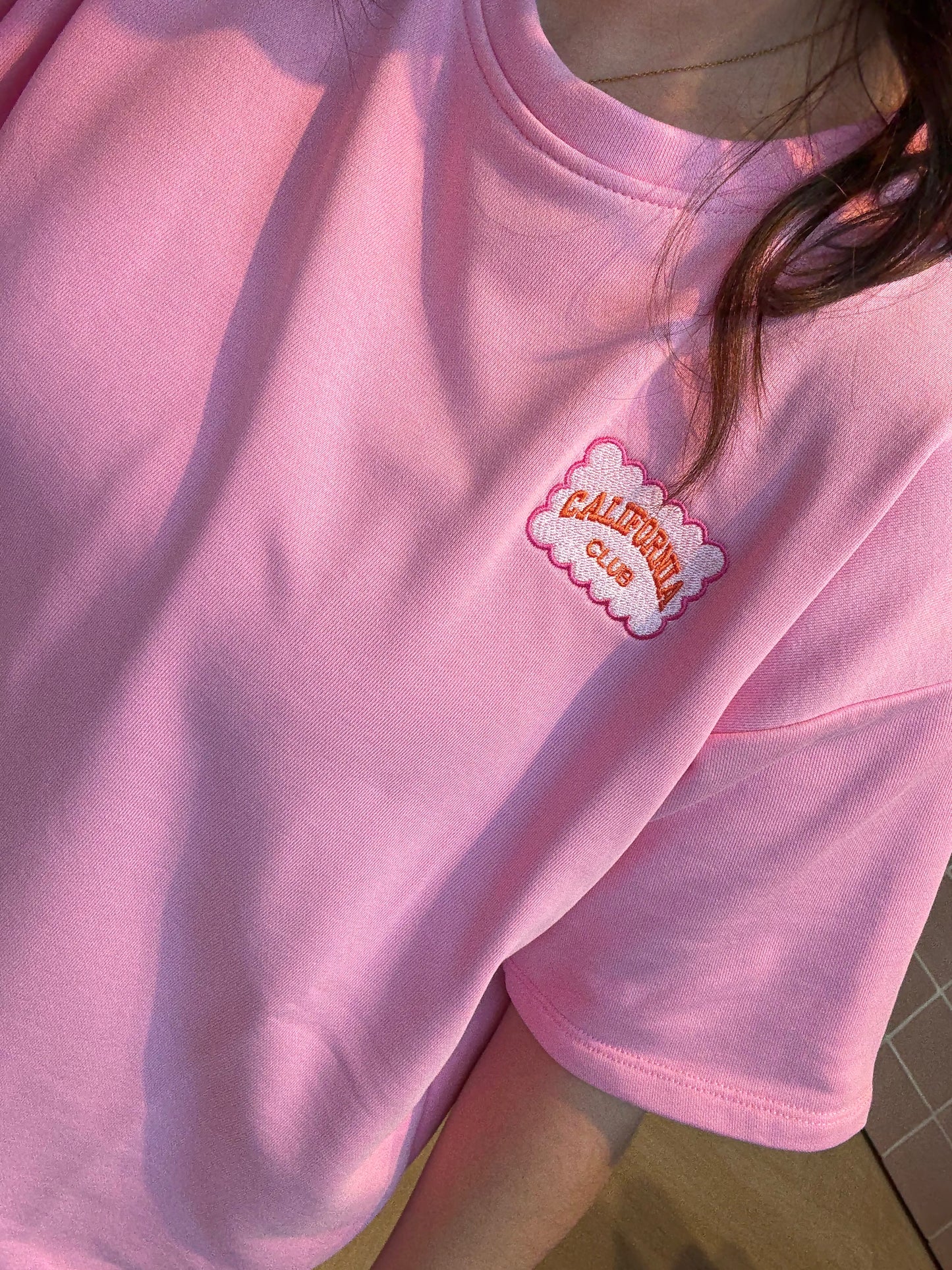 T-shirt Noe California Club Roze