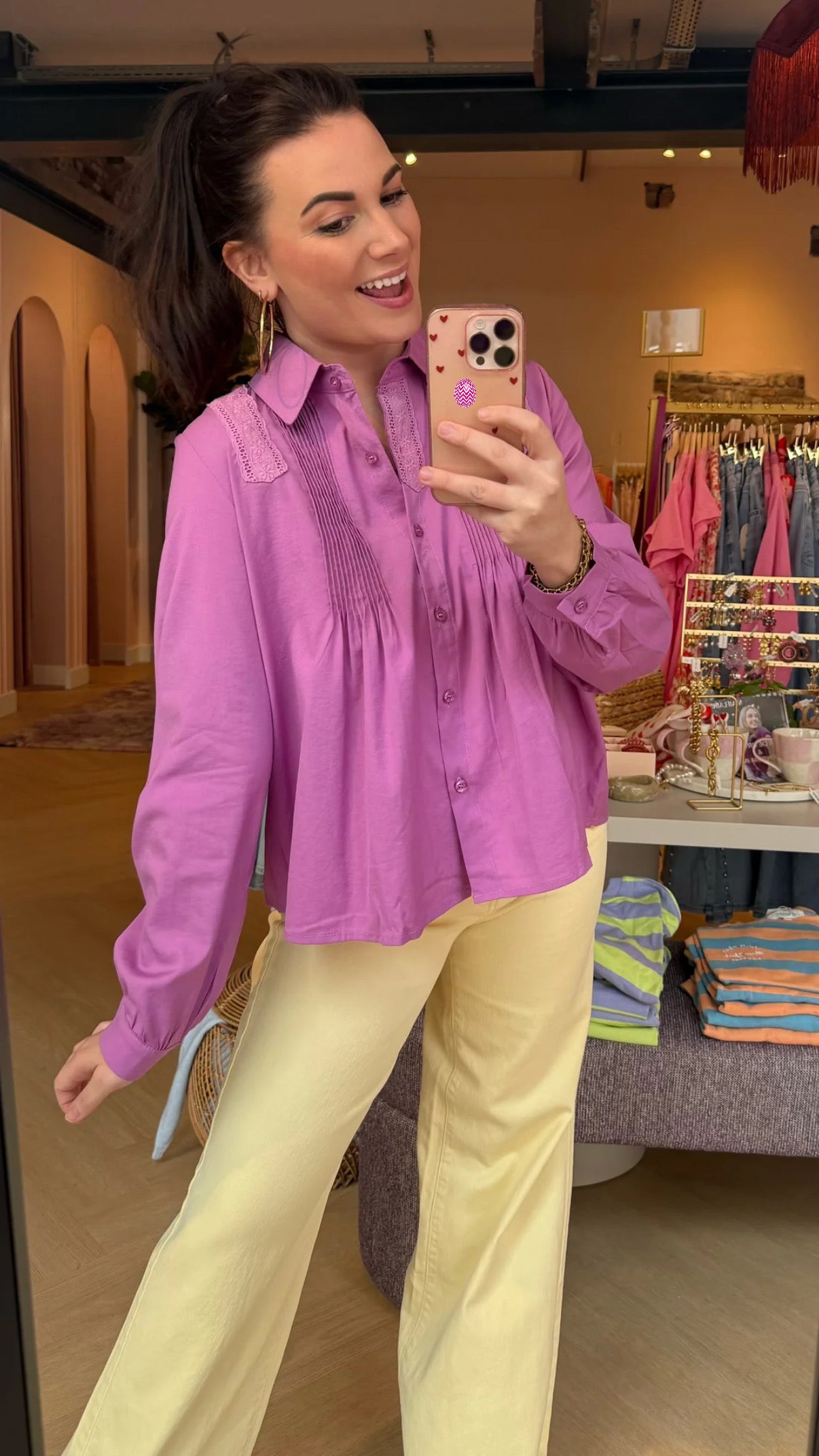 Blouse Pleun Paars