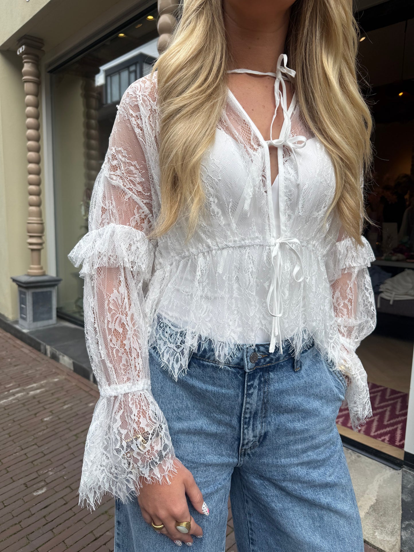 Kanten Blouse Laury