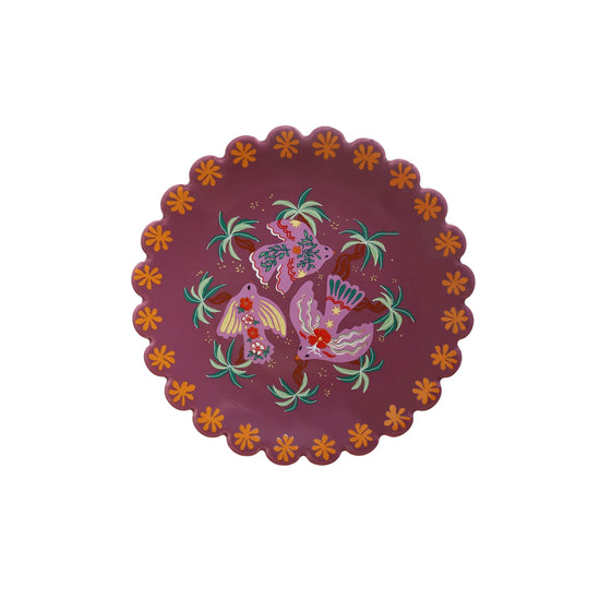 All the luck in the world - Serving Plate Birds