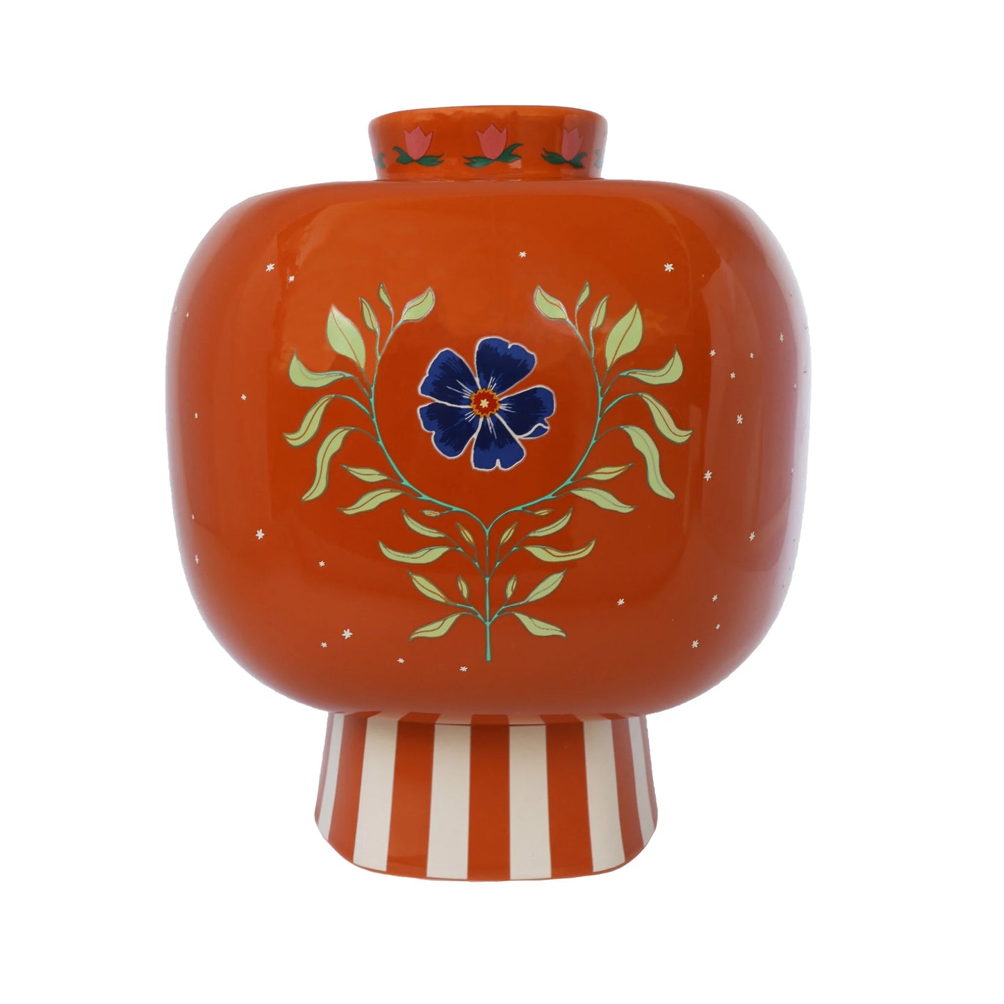 All the luck in the world -  Vase with Stripes