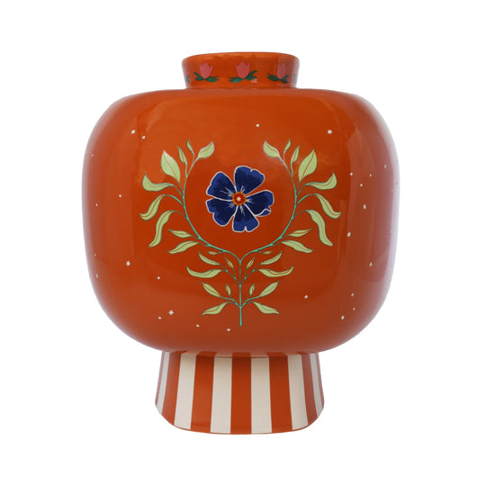 All the luck in the world -  Vase with Stripes