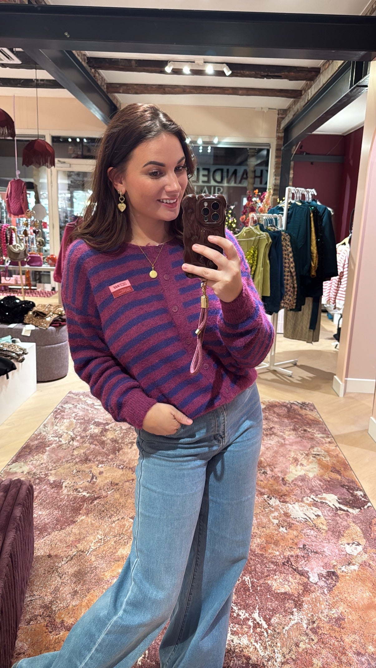 Vest Linde Paars Blauw