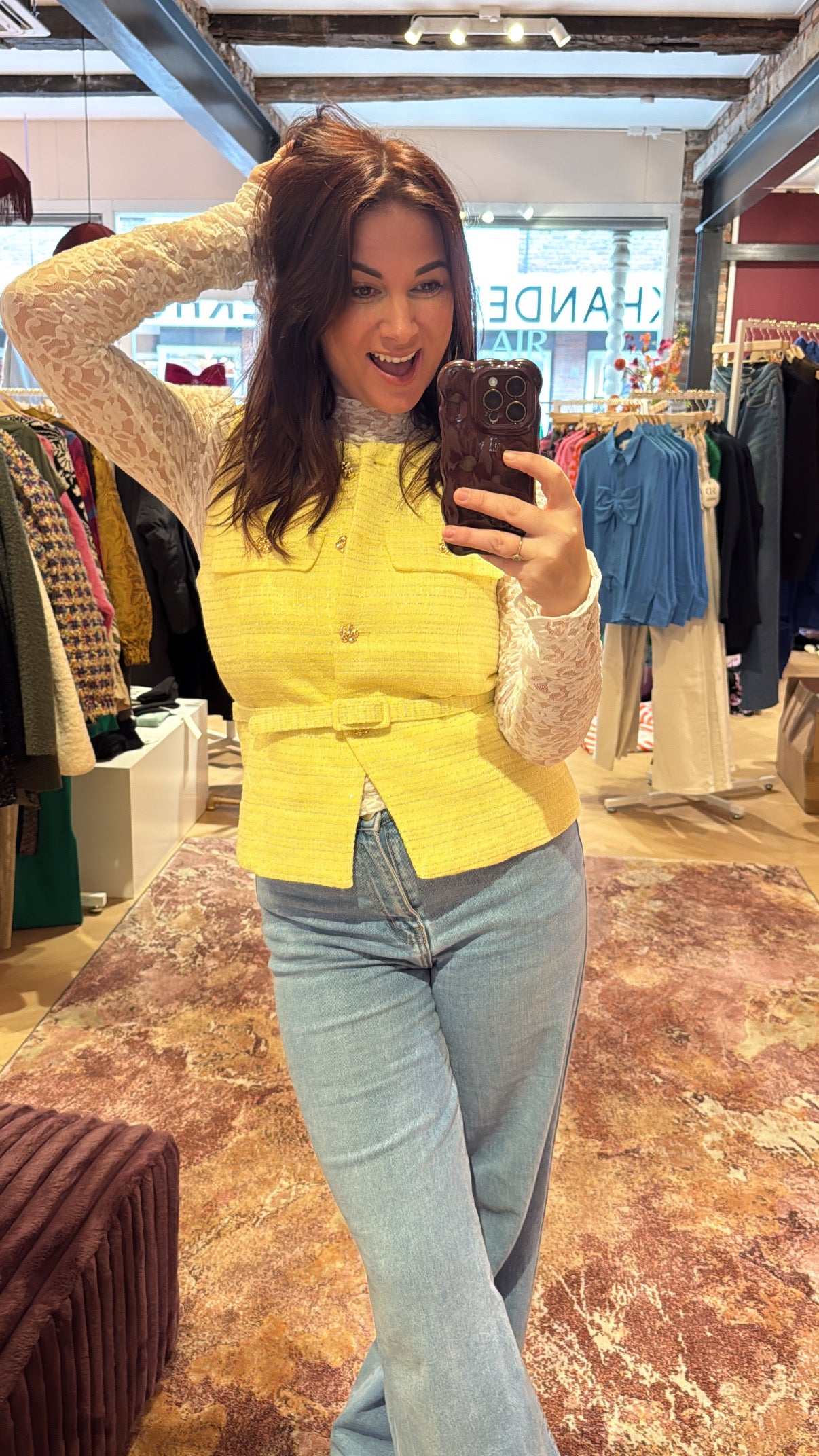 Gilet Melissa Butter Yellow