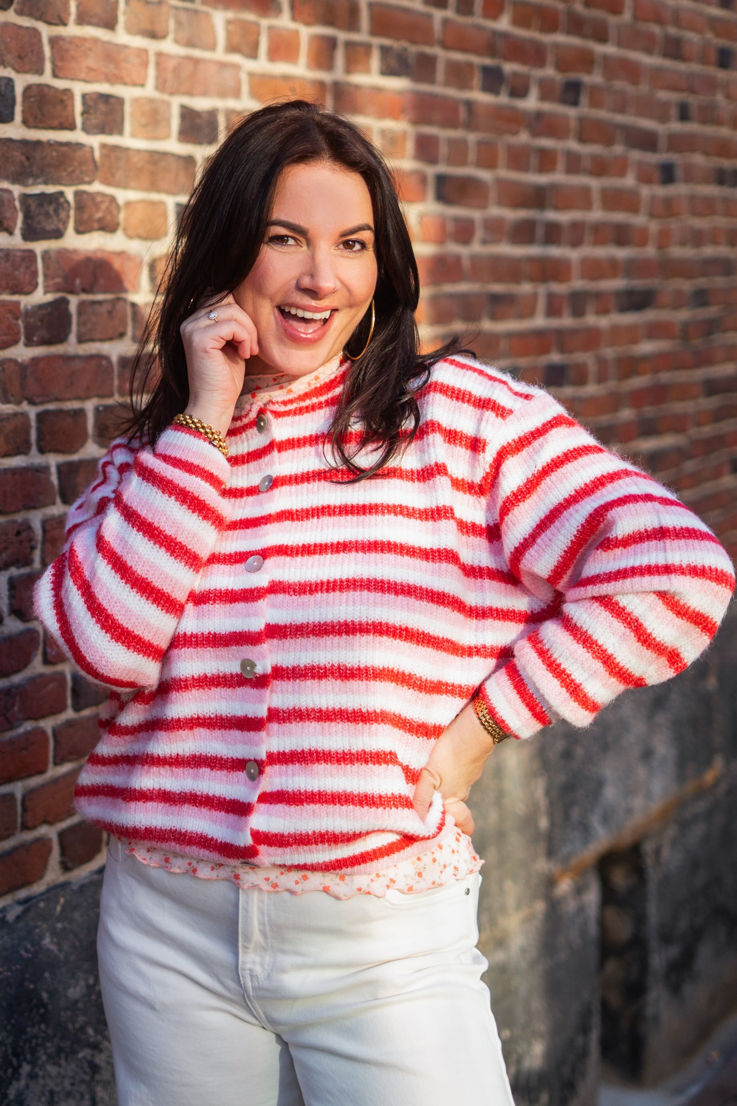 Vest Amber Rood Roze