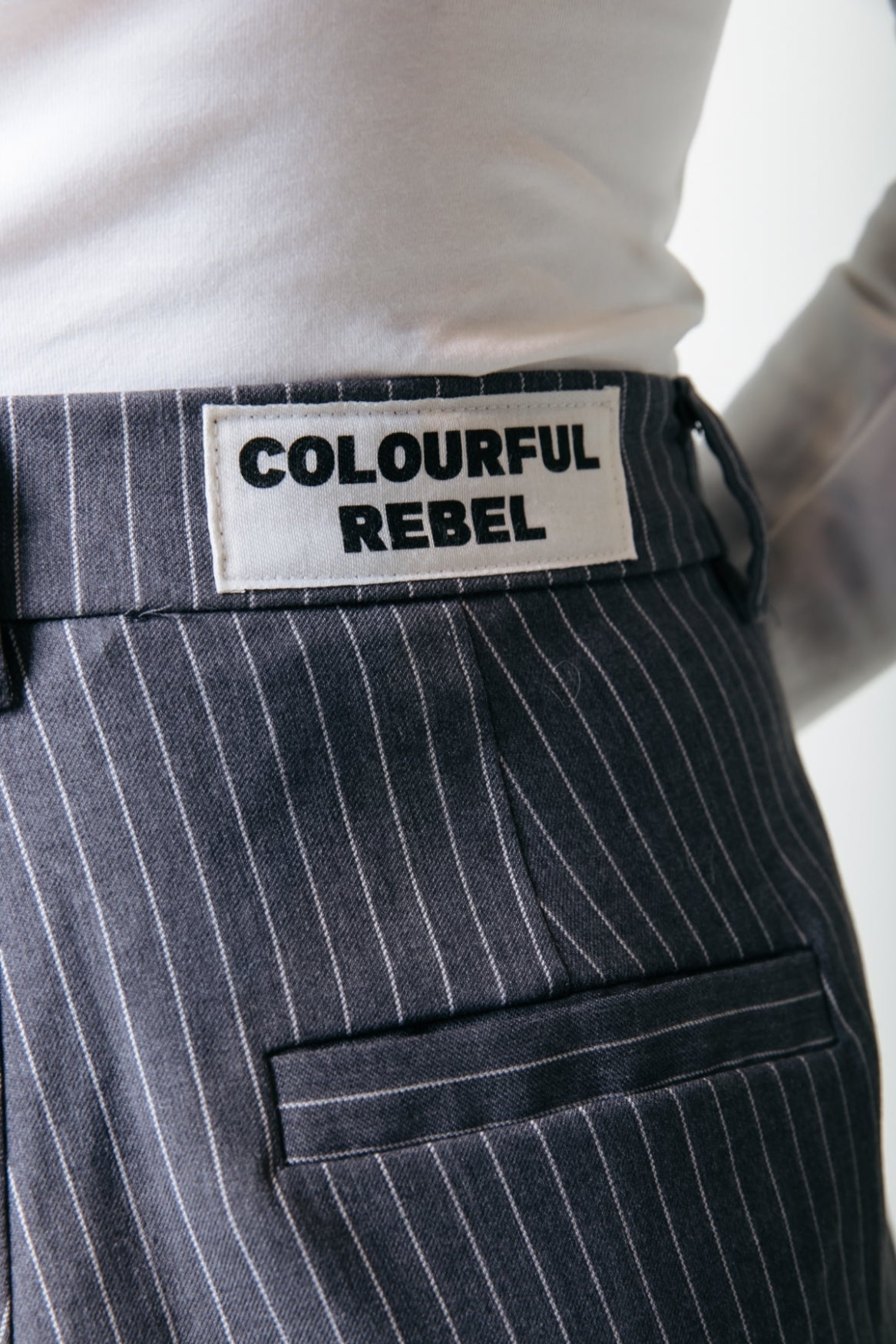 Colourful Rebel Straight Pants Rus