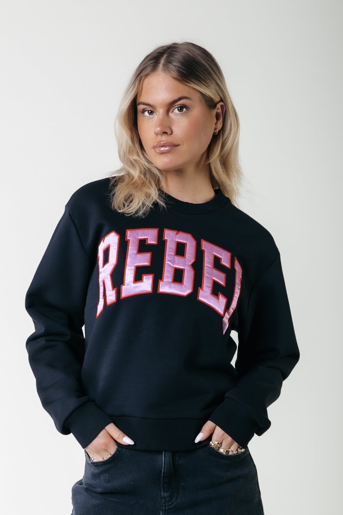 Colourful Rebel Patch Relaxed Sweat