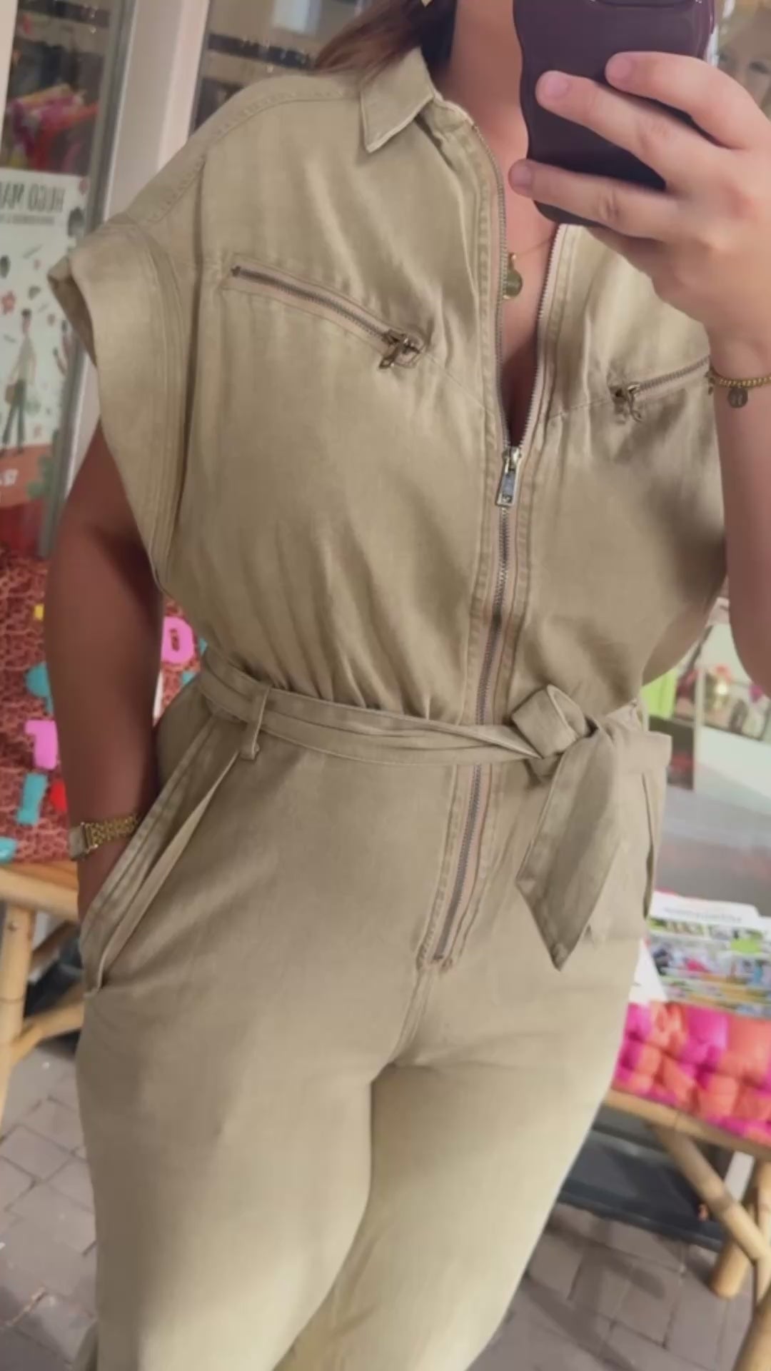 Jumpsuit Liv Beige