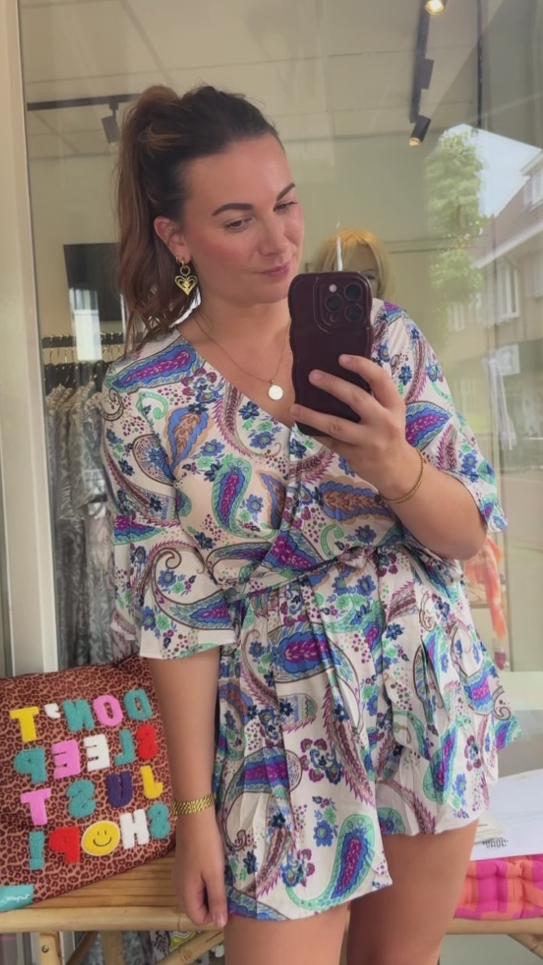 Playsuit Kim Blauw